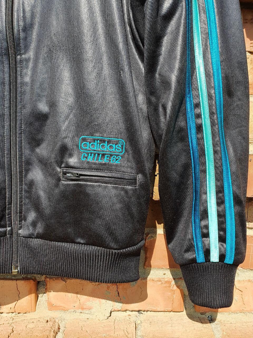 Adidas × Vintage 90s Adidas Contrast Spellout Big Logo Vintage Track Top Size US S / EU 44-46 / 1 - 8 Thumbnail