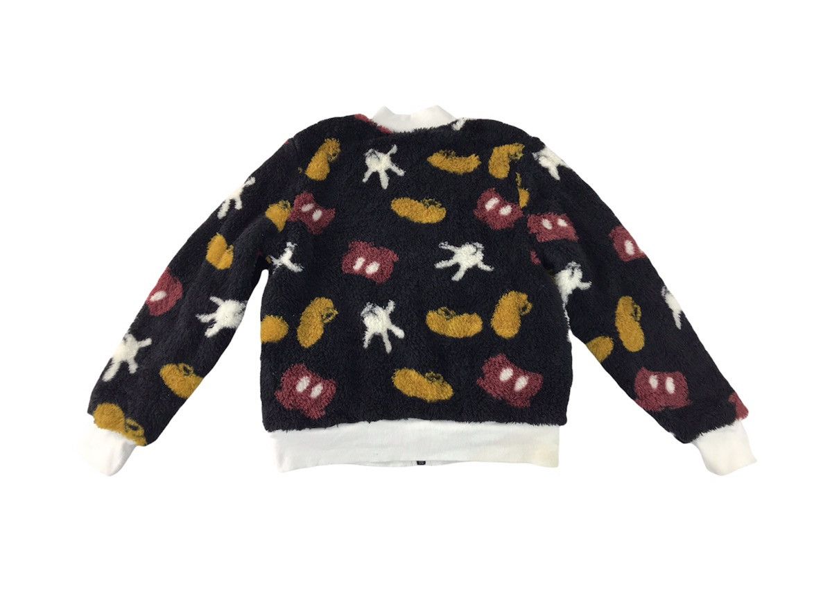 Disney × Mickey Mouse Mickey Mouse Fluffy Fleece Bomber Jacket Winter Wear Ovp Size M / US 6-8 / IT 42-44 - 4 Thumbnail