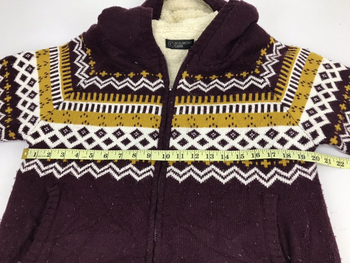 Japanese Brand Vintage Fleece Sweatshirt Striped Ethic Culture Streetwear Size US S / EU 44-46 / 1 - 3 Thumbnail