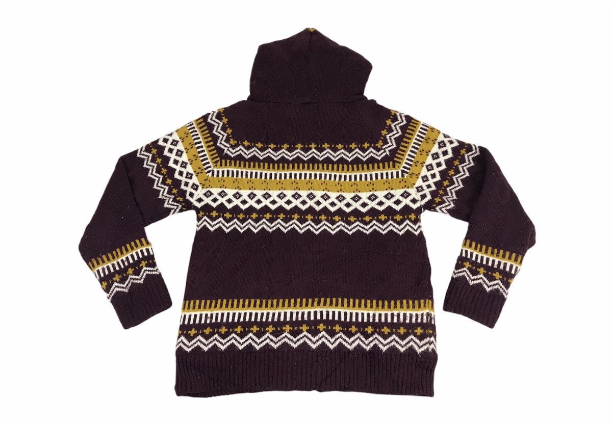 Japanese Brand Vintage Fleece Sweatshirt Striped Ethic Culture Streetwear Size US S / EU 44-46 / 1 - 4 Thumbnail