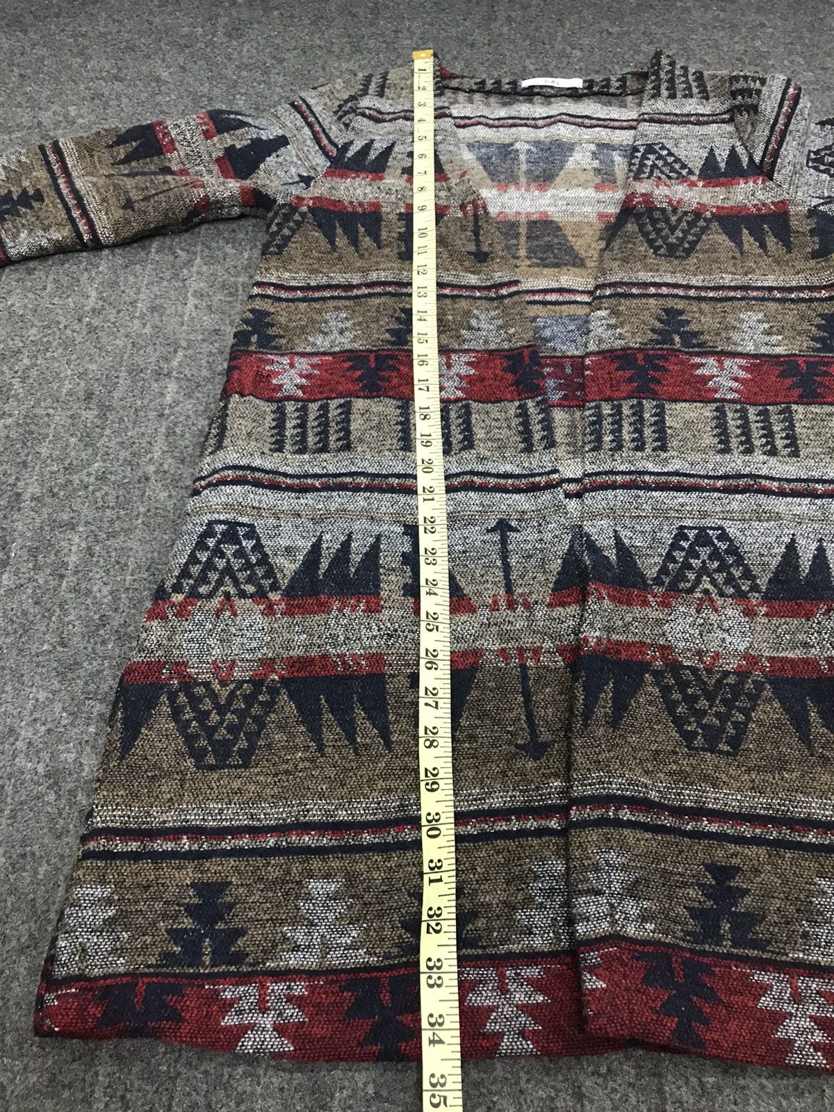 Japanese Brand GRL Knitwear Cardigan Long Sweatshirts Ethic Nature Design Size US M / EU 48-50 / 2 - 5 Thumbnail