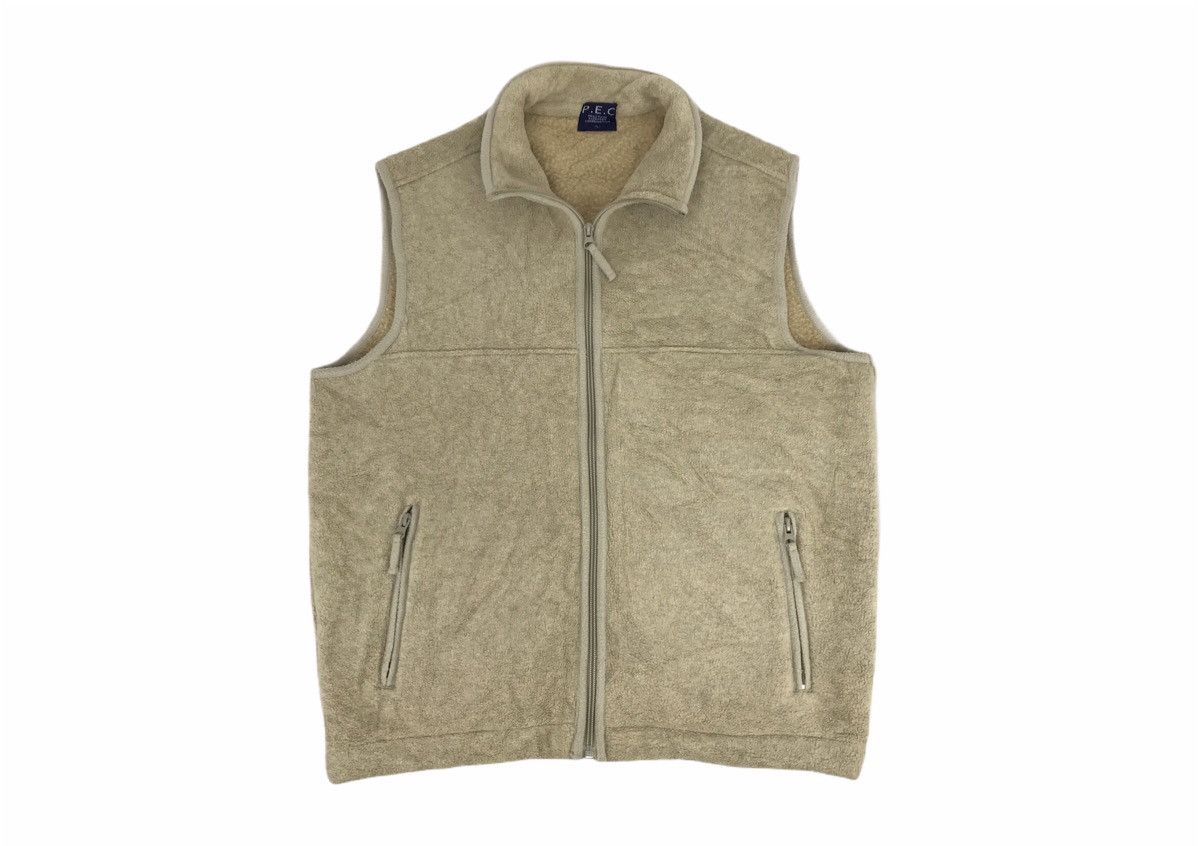 Japanese Brand Vtg P.E.C Practical Everyday Coordination Vest Sleeveless Size US L / EU 52-54 / 3 - 1 Thumbnail