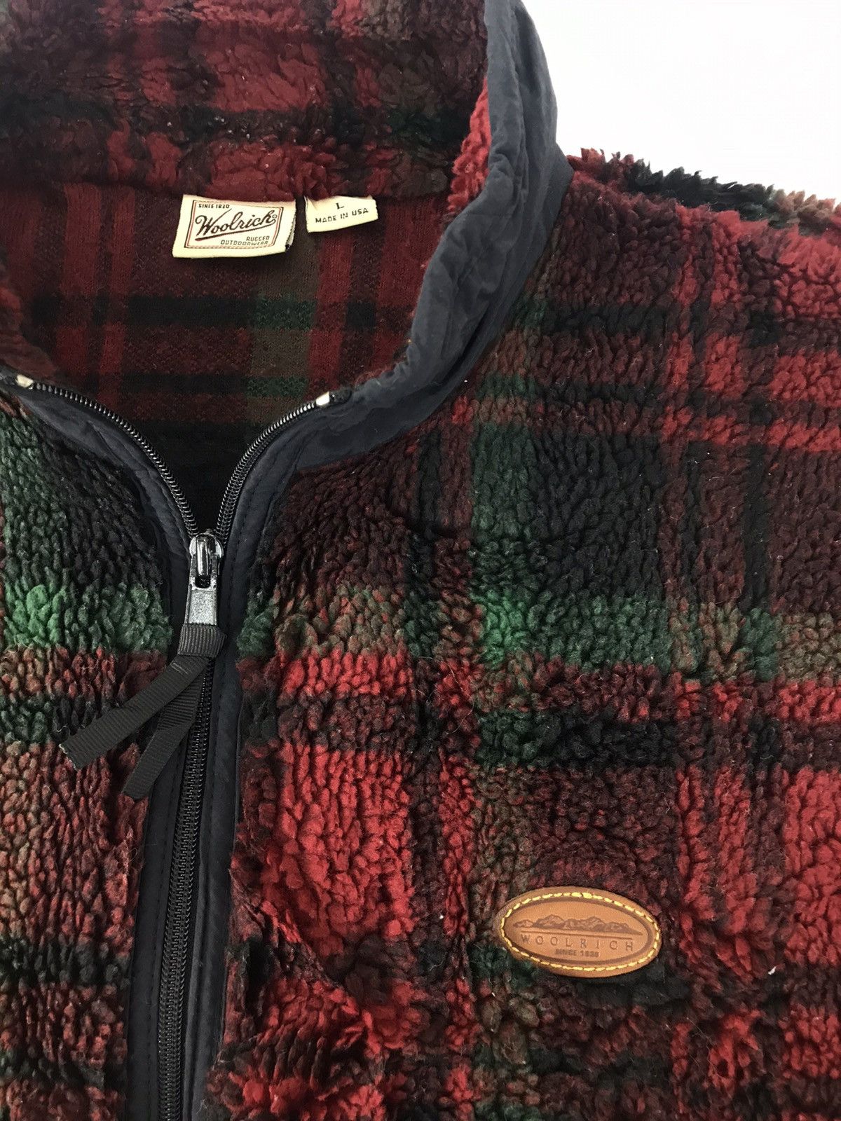 Woolrich Woolen Mills Vintage Woolrich Rugged Made In Usa Fleece Sweatshirt K464j Size US L / EU 52-54 / 3 - 2 Thumbnail