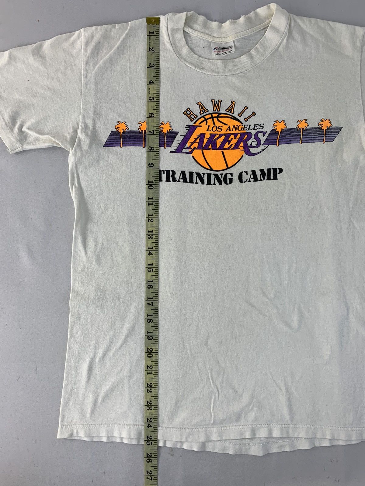 NBA Vintage 80s NBA Stedman Hawaii Los Angeles Lakers Tee Size US M / EU 48-50 / 2 - 7 Thumbnail