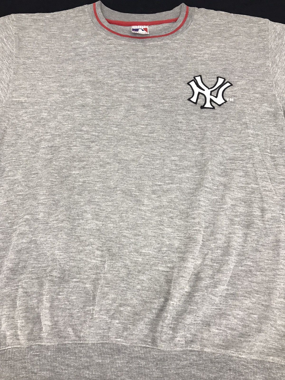 MLB × New York Yankees × Vintage Vintage Y2k MLB New York Yankees Sweatshirt Pull Over Size M / US 6-8 / IT 42-44 - 2 Thumbnail