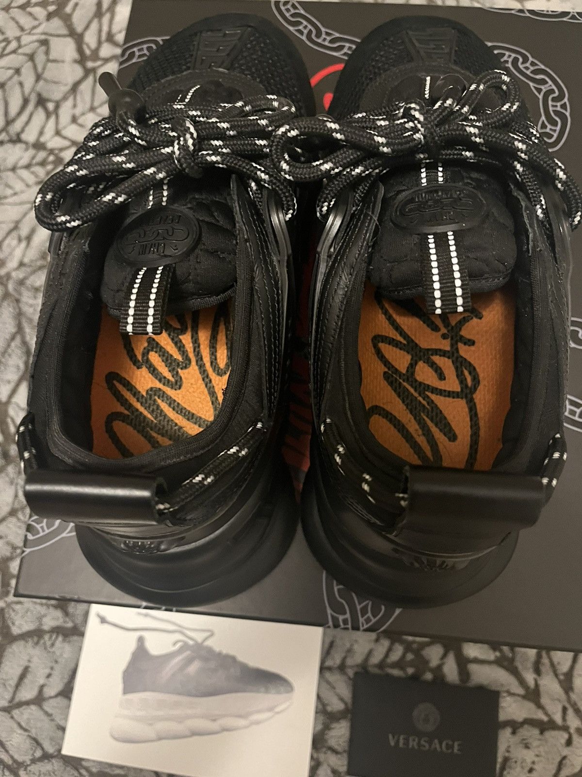 Versace Versace Chain Reaction Sneaker Black Size US 8.5 / EU 41-42 - 7 Thumbnail