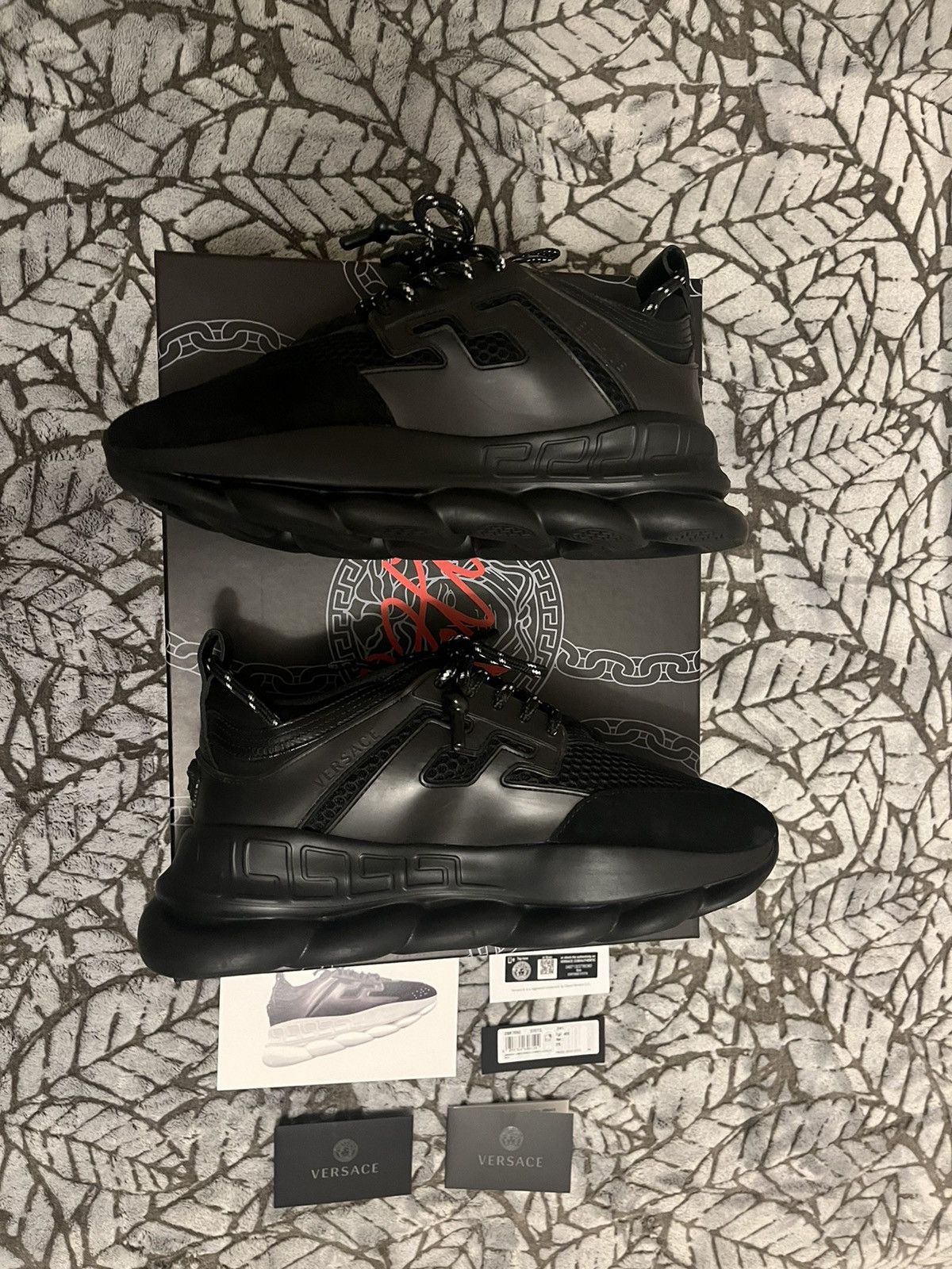 Versace Versace Chain Reaction Sneaker Black Size US 8.5 / EU 41-42 - 3 Thumbnail