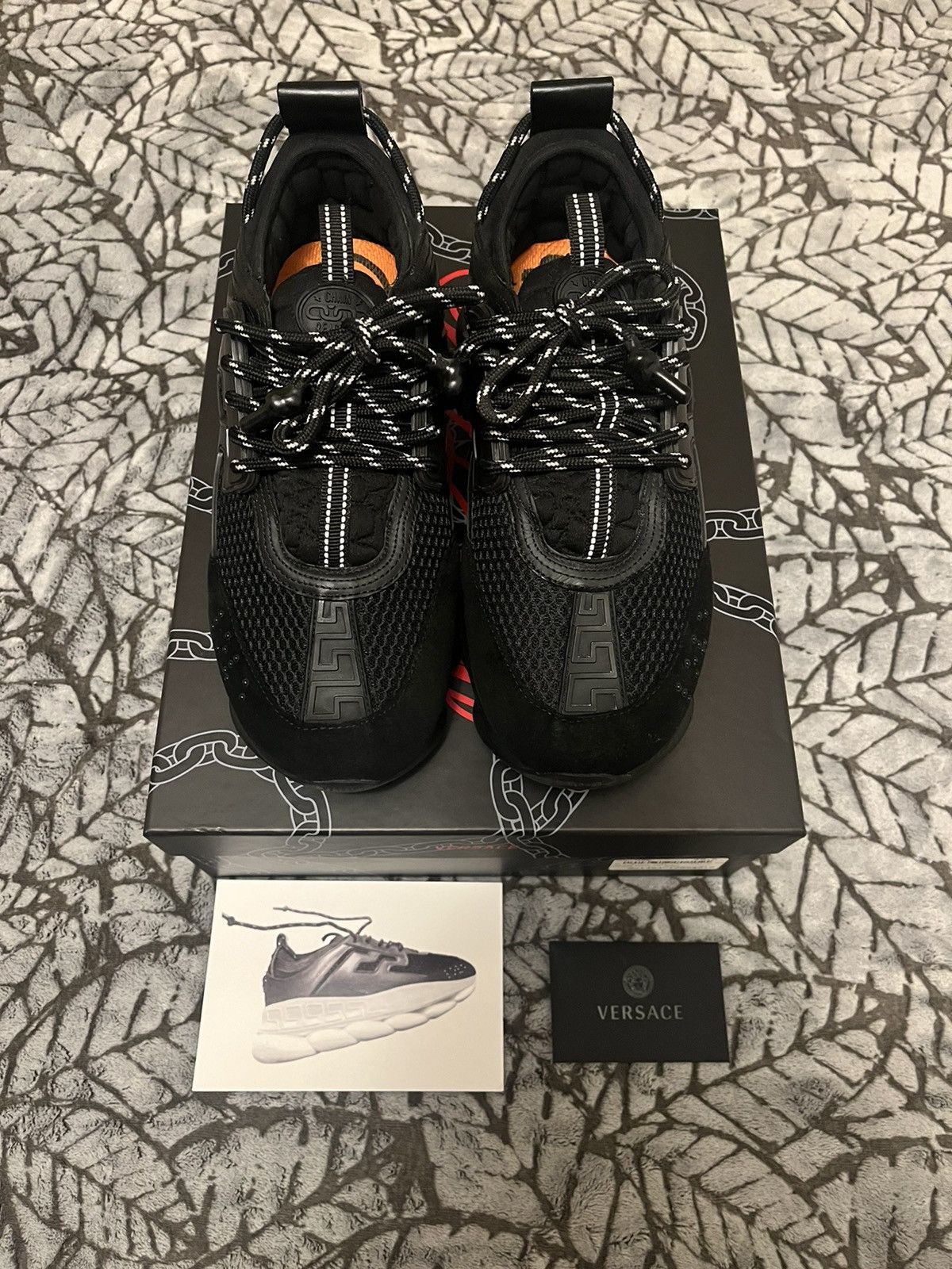Versace Chain Reaction Sneaker Black