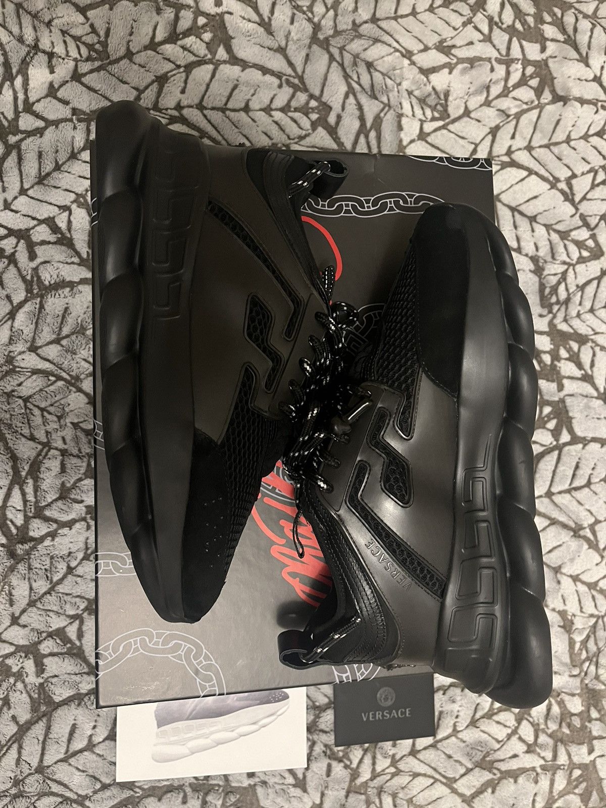 Versace Versace Chain Reaction Sneaker Black Size US 8.5 / EU 41-42 - 5 Thumbnail