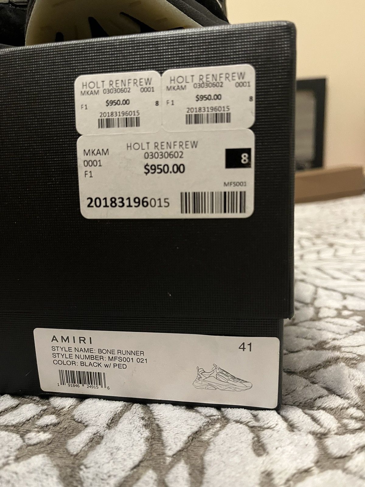 Amiri Amiri Bone Runner Low-Top Sneaker Size US 8 / EU 41 - 9 Thumbnail