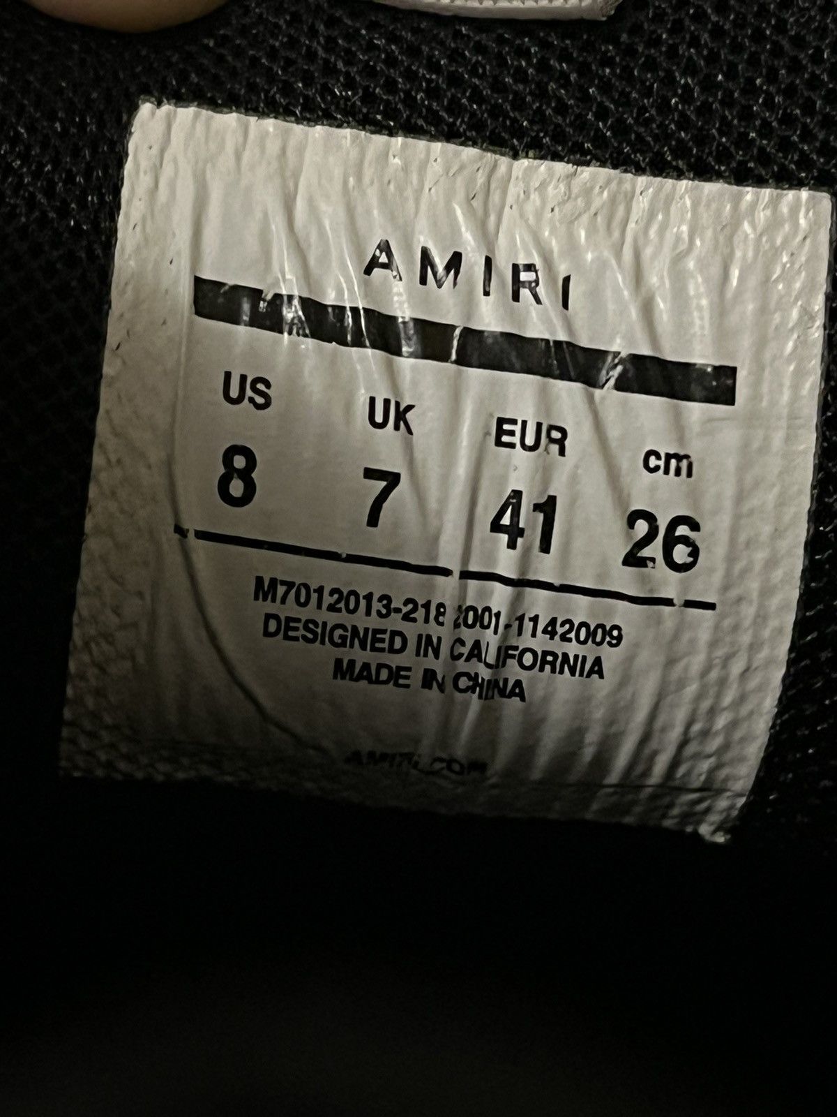 Amiri Amiri Bone Runner Low-Top Sneaker Size US 8 / EU 41 - 7 Thumbnail