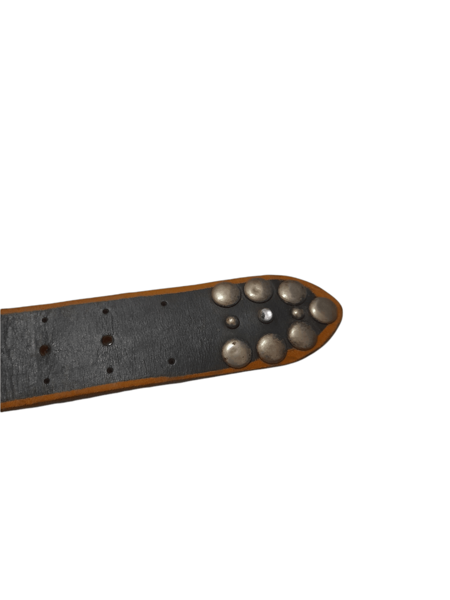 Designer × Leather × Seditionaries Designer Studded Leather Work Belt (D809) Size 38 - 5 Thumbnail