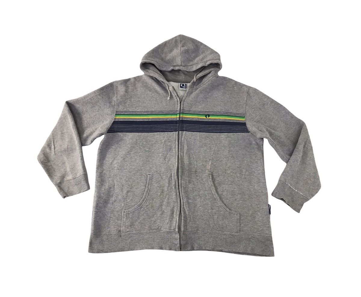 Hang Ten × Vintage Hang Ten Hoodies Striped Block Style Embroidery Logo Size US L / EU 52-54 / 3 - 1 Thumbnail