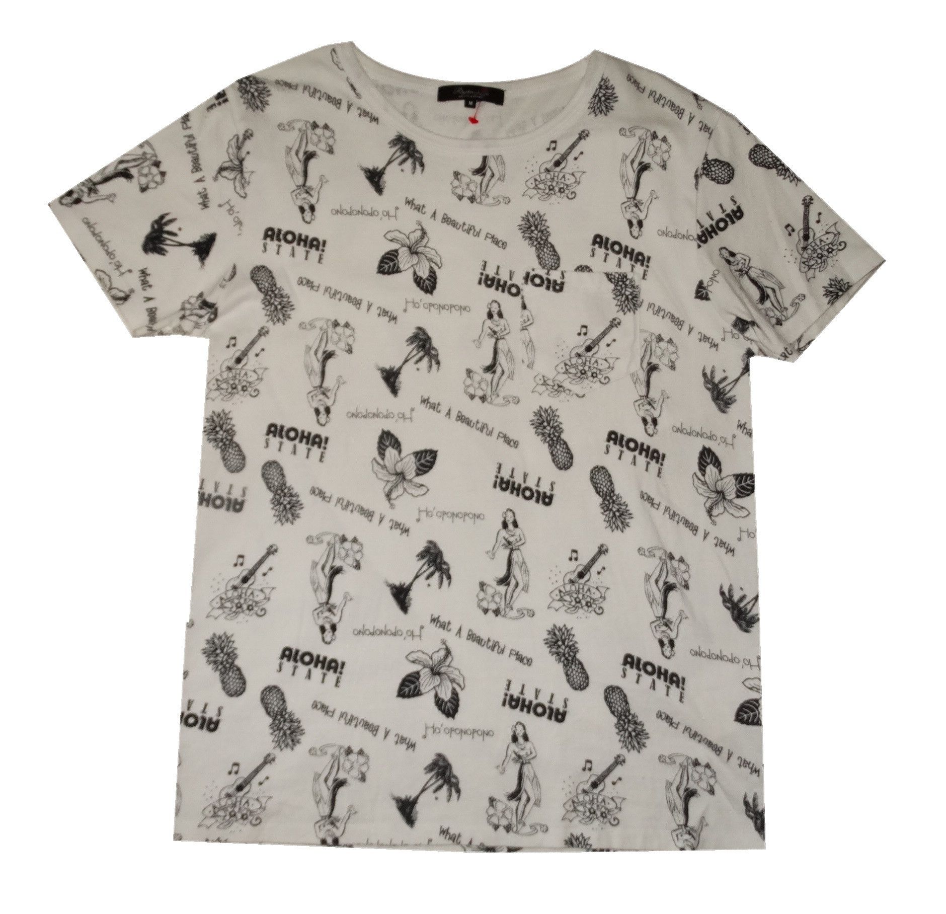 United Arrows A14 United Arrows Japan pocket tee Hawaii Aloha Print S/M Size US M / EU 48-50 / 2 - 2 Thumbnail