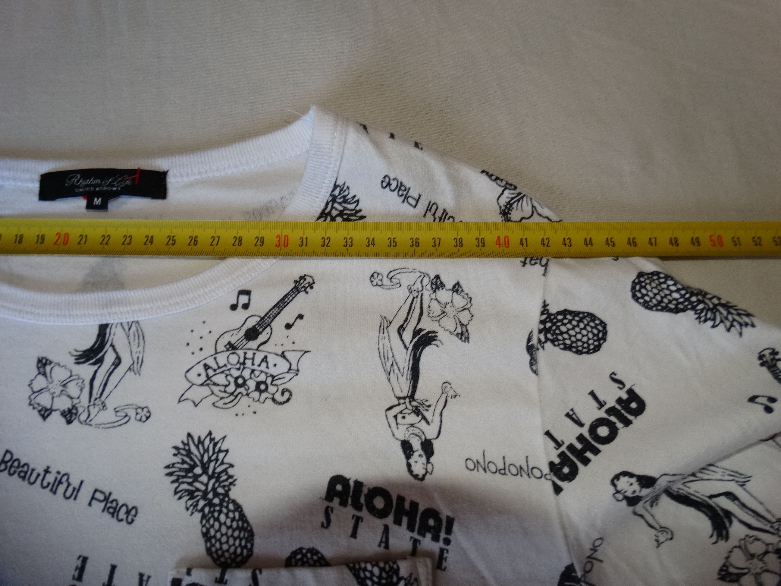 United Arrows A14 United Arrows Japan pocket tee Hawaii Aloha Print S/M Size US M / EU 48-50 / 2 - 8 Thumbnail
