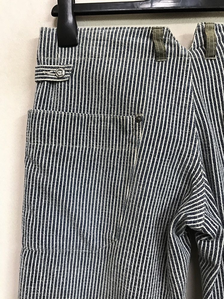 Vintage WAFFLISH WAFFLE Japan Cinch Side Patchwork Striped Pant Size US 31 - 10 Thumbnail