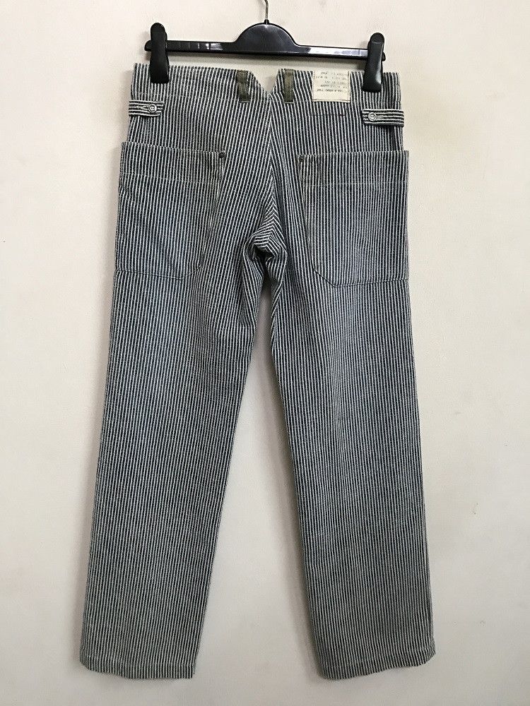 Vintage WAFFLISH WAFFLE Japan Cinch Side Patchwork Striped Pant Size US 31 - 9 Thumbnail