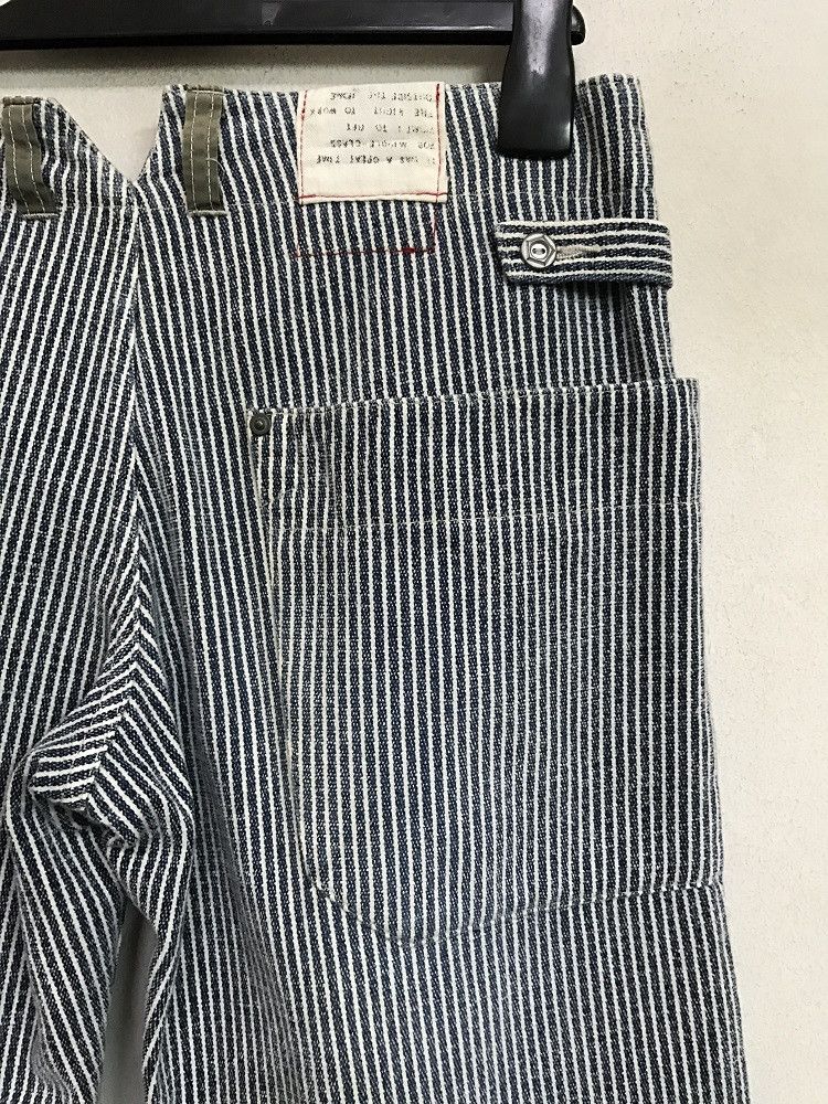Vintage WAFFLISH WAFFLE Japan Cinch Side Patchwork Striped Pant Size US 31 - 11 Thumbnail