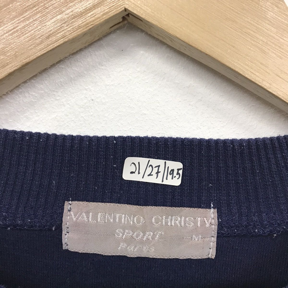 Designer × Valentino × Vintage Rare!! Vintage Valentino Christy Spellout Sweatshirt Size US M / EU 48-50 / 2 - 11 Thumbnail
