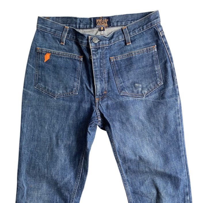 image of W Lt x W Lt Walter Van Beirendonck W&lt Bootcut Jeans in Blue, Men's (Size 30)