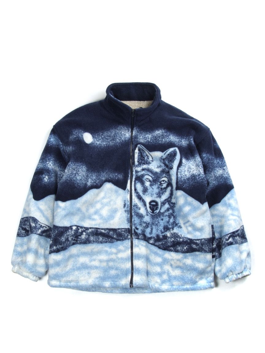 Supreme Wolf Fleece Jacket | Grailed