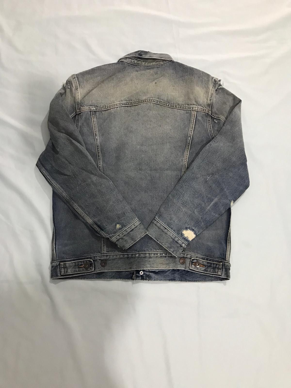 Levi's Made & Crafted Aw17 - Levi's Made & Crafted Trashed Jacket Size US L / EU 52-54 / 3 - 4 Thumbnail