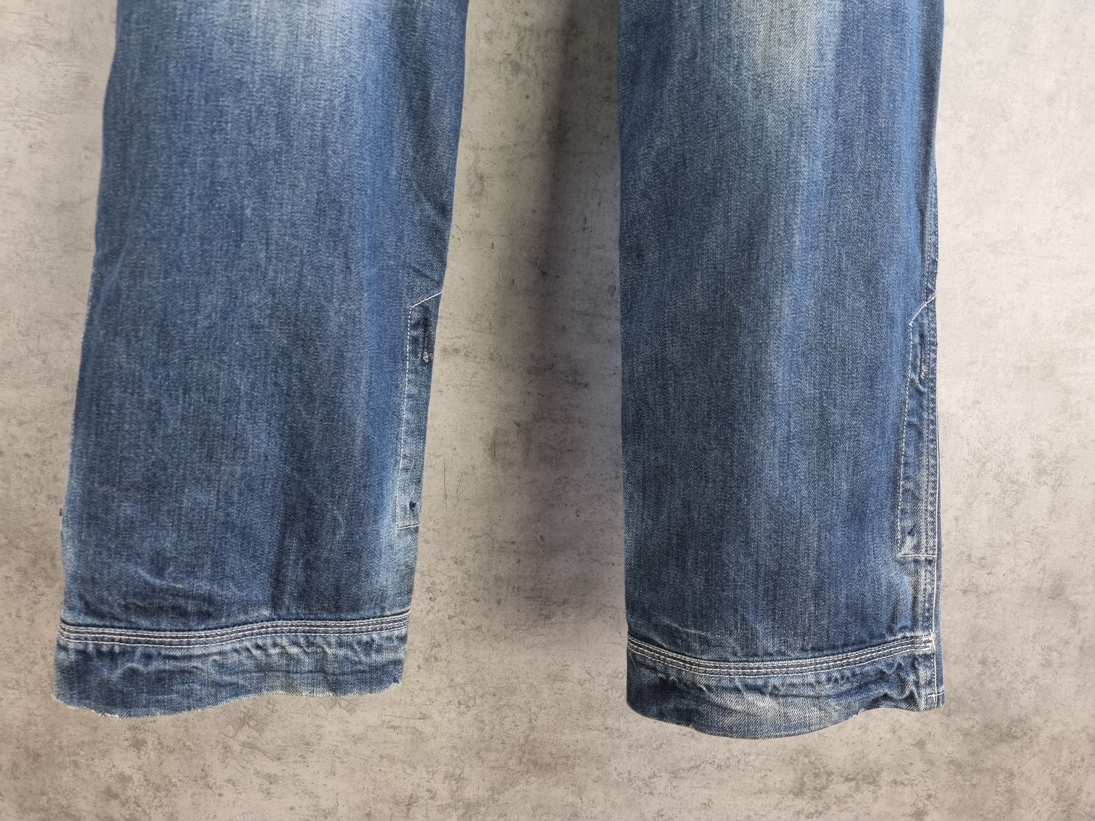 G-Star GStar Double Knees Multi pocket 3301 Raw Denim Jeans Size US 33 - 17 Thumbnail