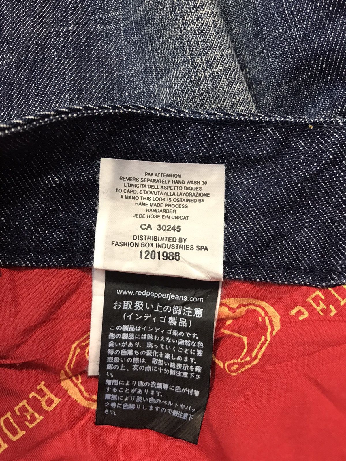 Japanese Brand × Vintage Vintage RedPepper 1971 Buckle Back Jeans Design Size 31" - 14 Thumbnail