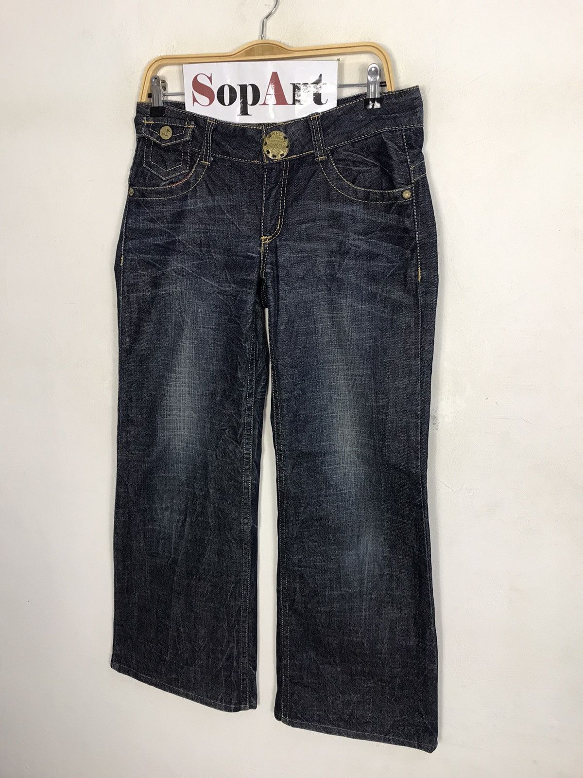 Japanese Brand × Vintage Vintage RedPepper 1971 Buckle Back Jeans Design Size 31" - 4 Thumbnail