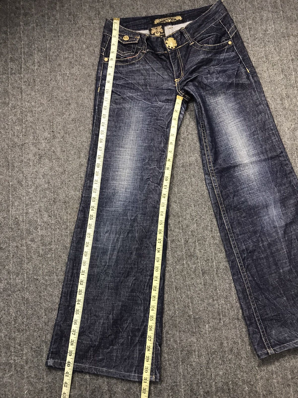 Japanese Brand × Vintage Vintage RedPepper 1971 Buckle Back Jeans Design Size 31" - 19 Thumbnail