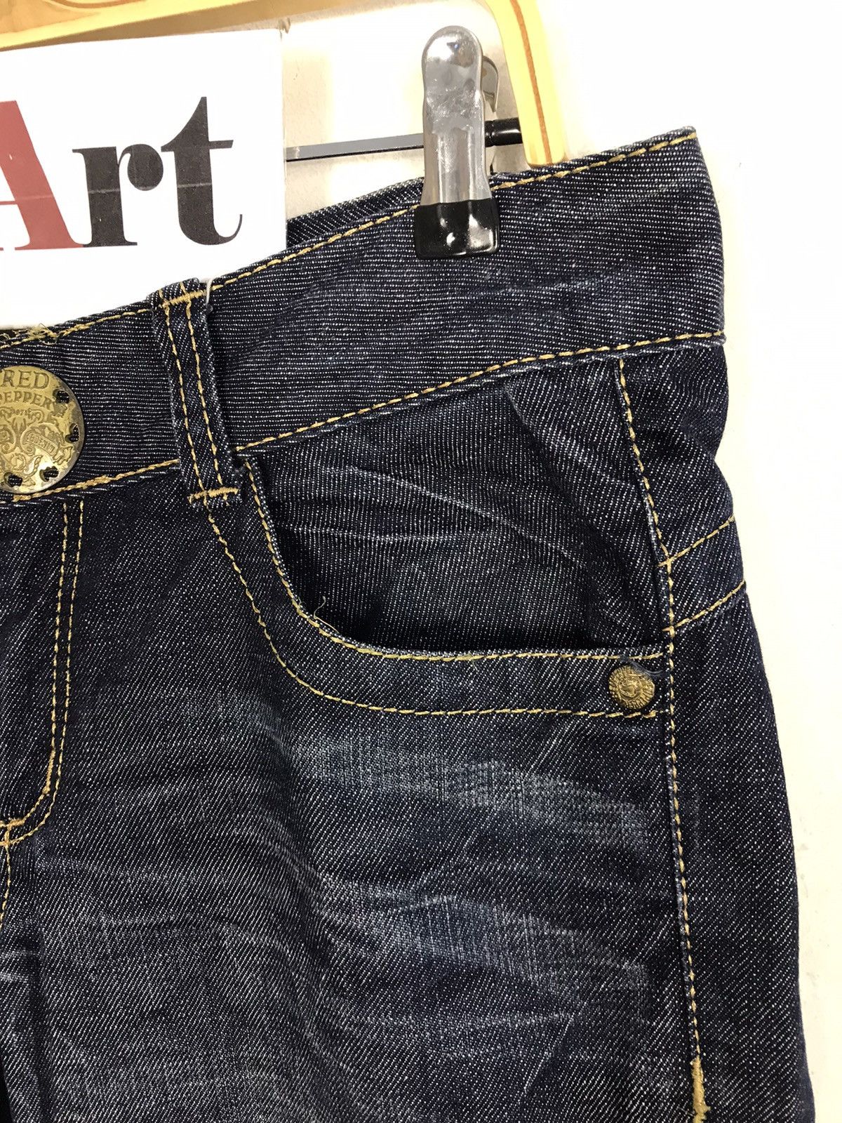 Japanese Brand × Vintage Vintage RedPepper 1971 Buckle Back Jeans Design Size 31" - 5 Thumbnail