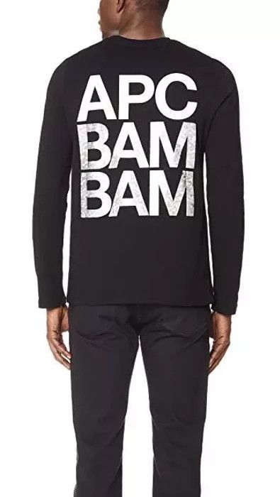A.P.C. H7 - Launches Limited Edition BAM BAM Long Sleeve T-Shirt Size US S / EU 44-46 / 1 - 3 Thumbnail