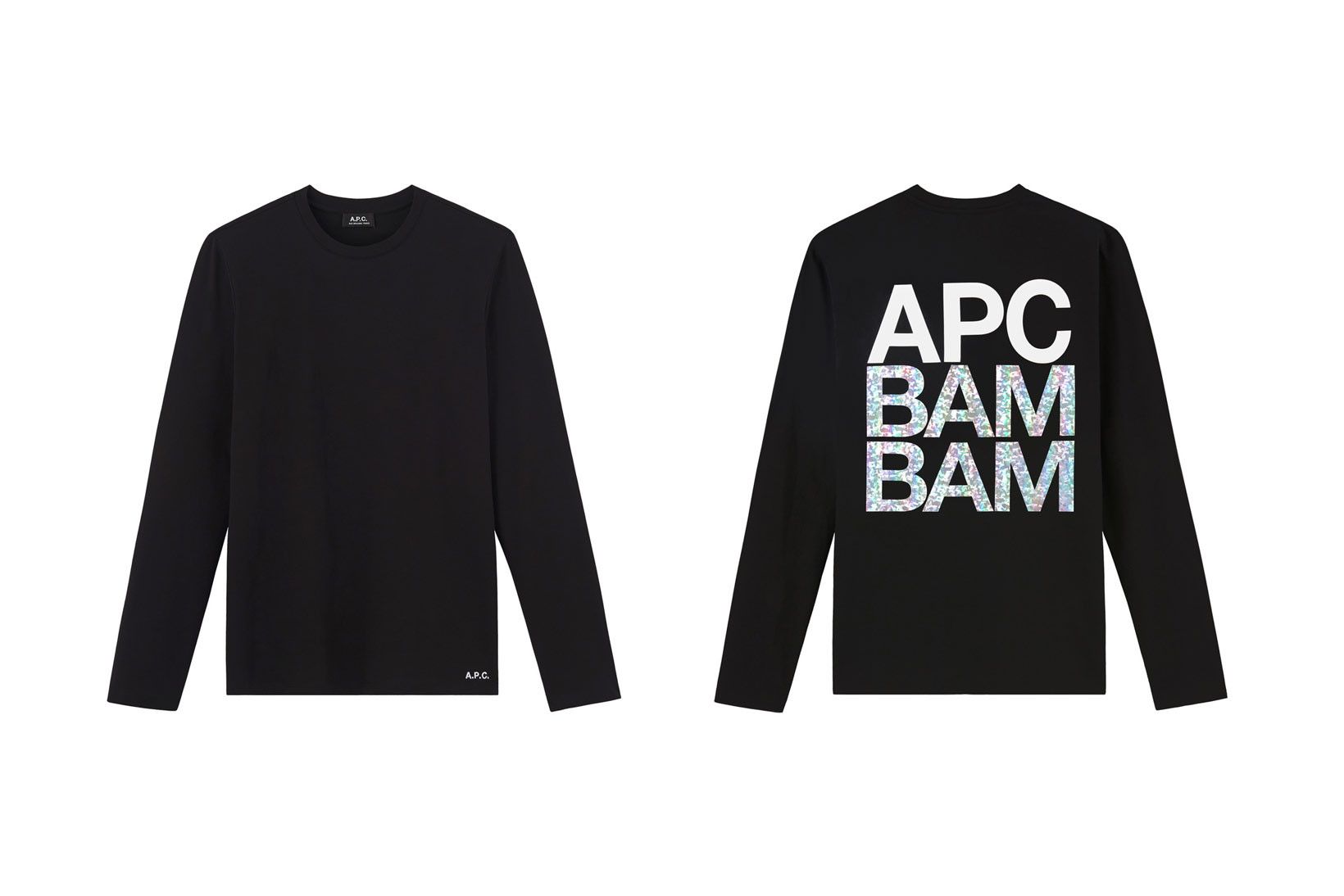 A.P.C. H7 - Launches Limited Edition BAM BAM Long Sleeve T-Shirt Size US S / EU 44-46 / 1 - 1 Thumbnail
