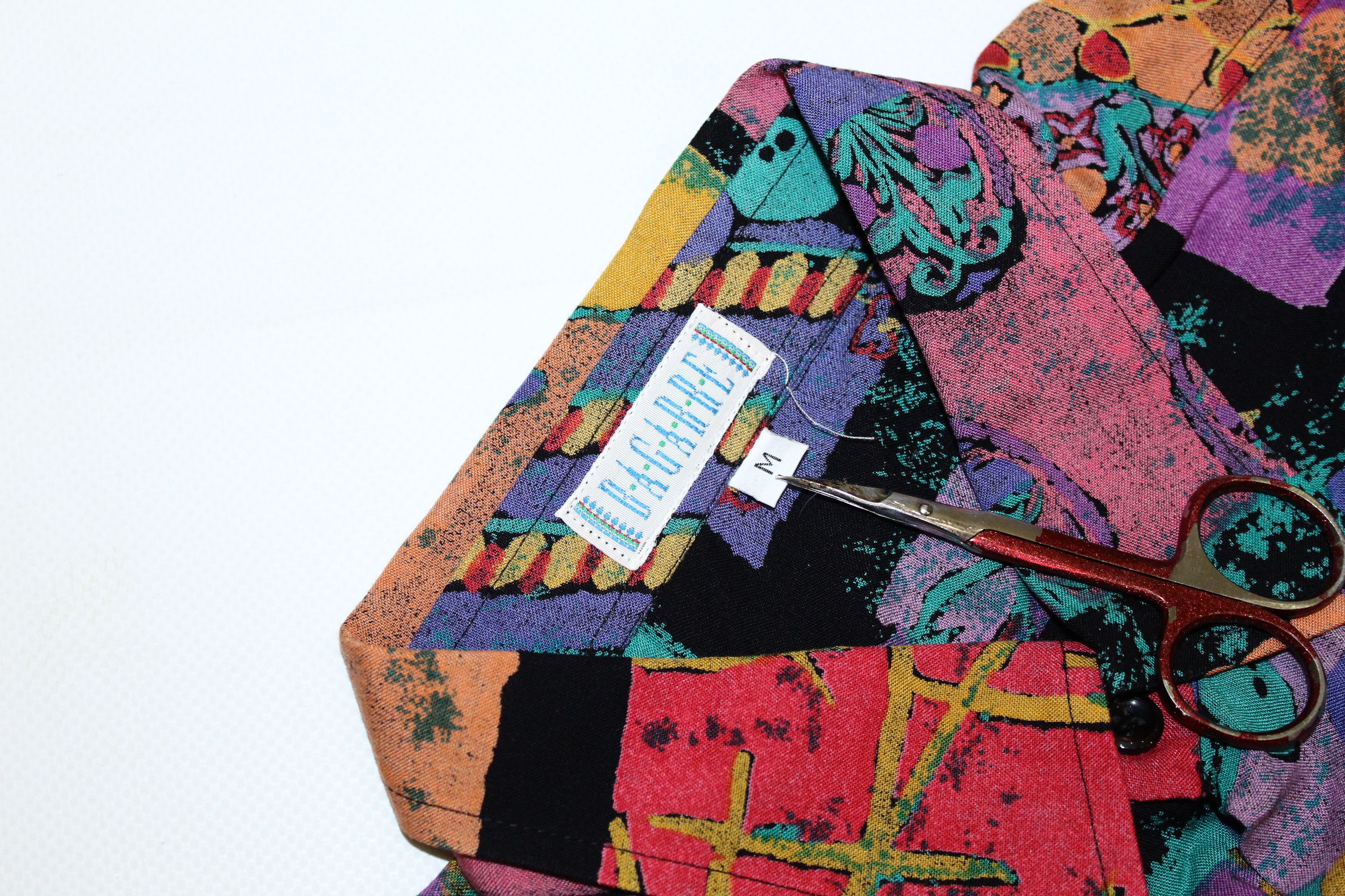 Vintage 70s Bagarre Novelty Baroque Artwork Psychedelic Acid Shirt Size US L / EU 52-54 / 3 - 3 Thumbnail