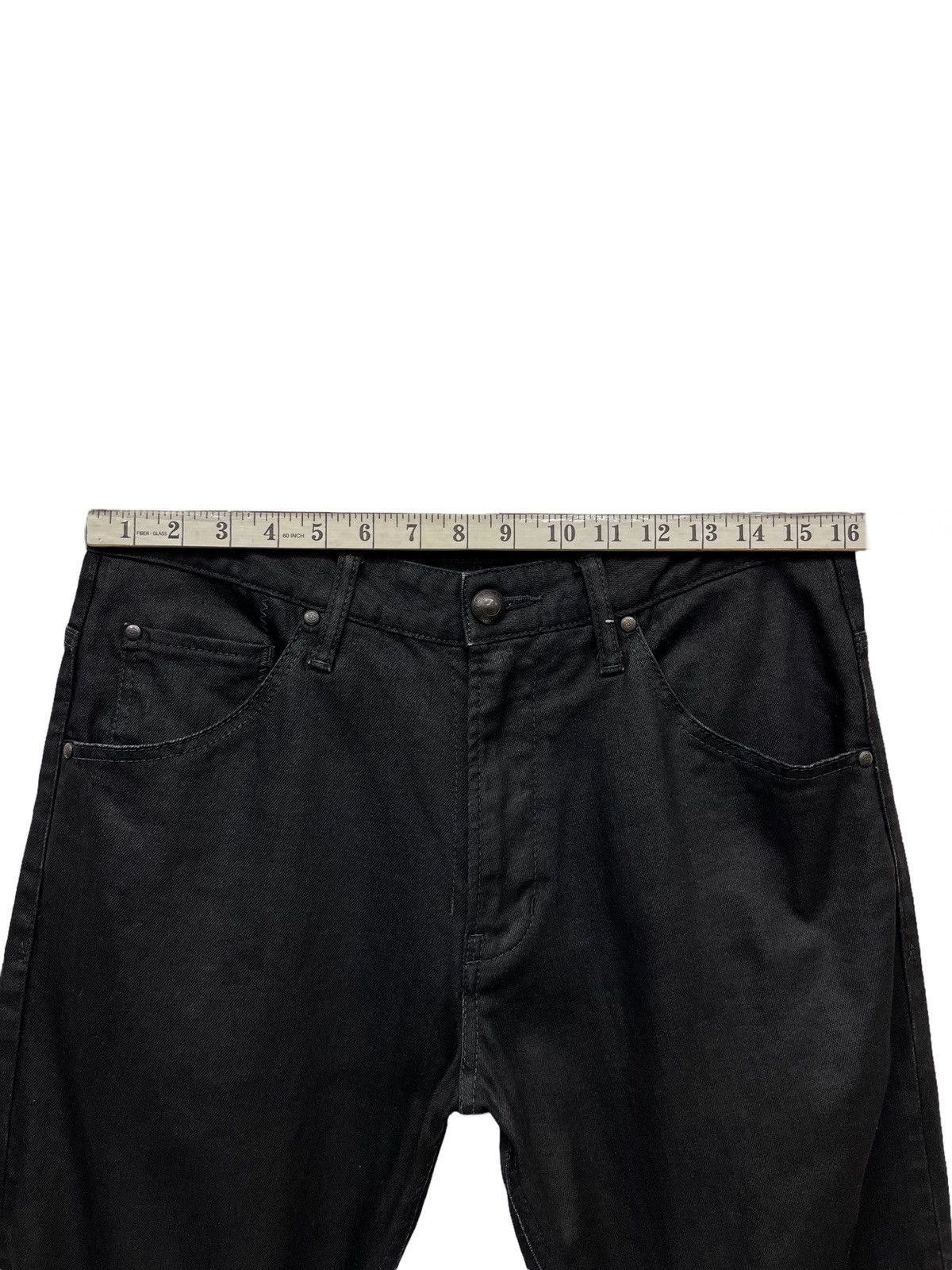Vanquish 🔥VANQUISH TOKYO JAPAN Black Waxed Stretch Denim Size US 32 / EU 48 - 13 Thumbnail