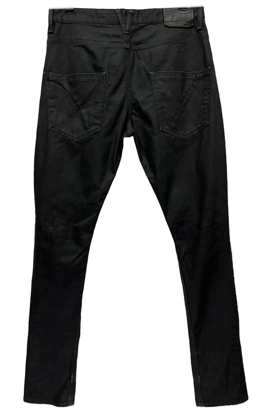 Vanquish 🔥VANQUISH TOKYO JAPAN Black Waxed Stretch Denim Size US 32 / EU 48 - 8 Thumbnail