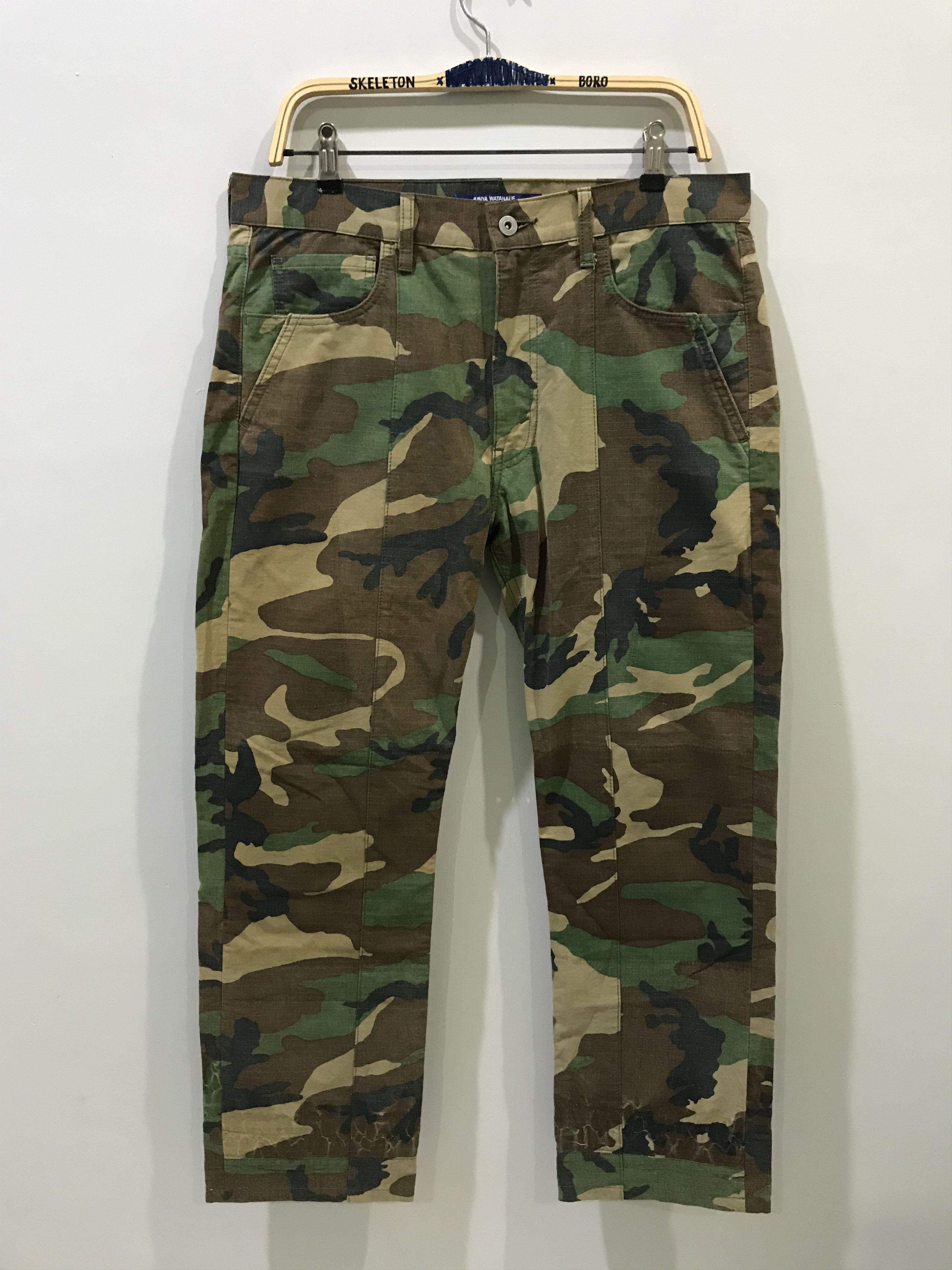 image of Archival Clothing x Comme Des Garcons 2-P4 Junya Watanabe Cdg Love Camo Pant, Men's (Size 35)