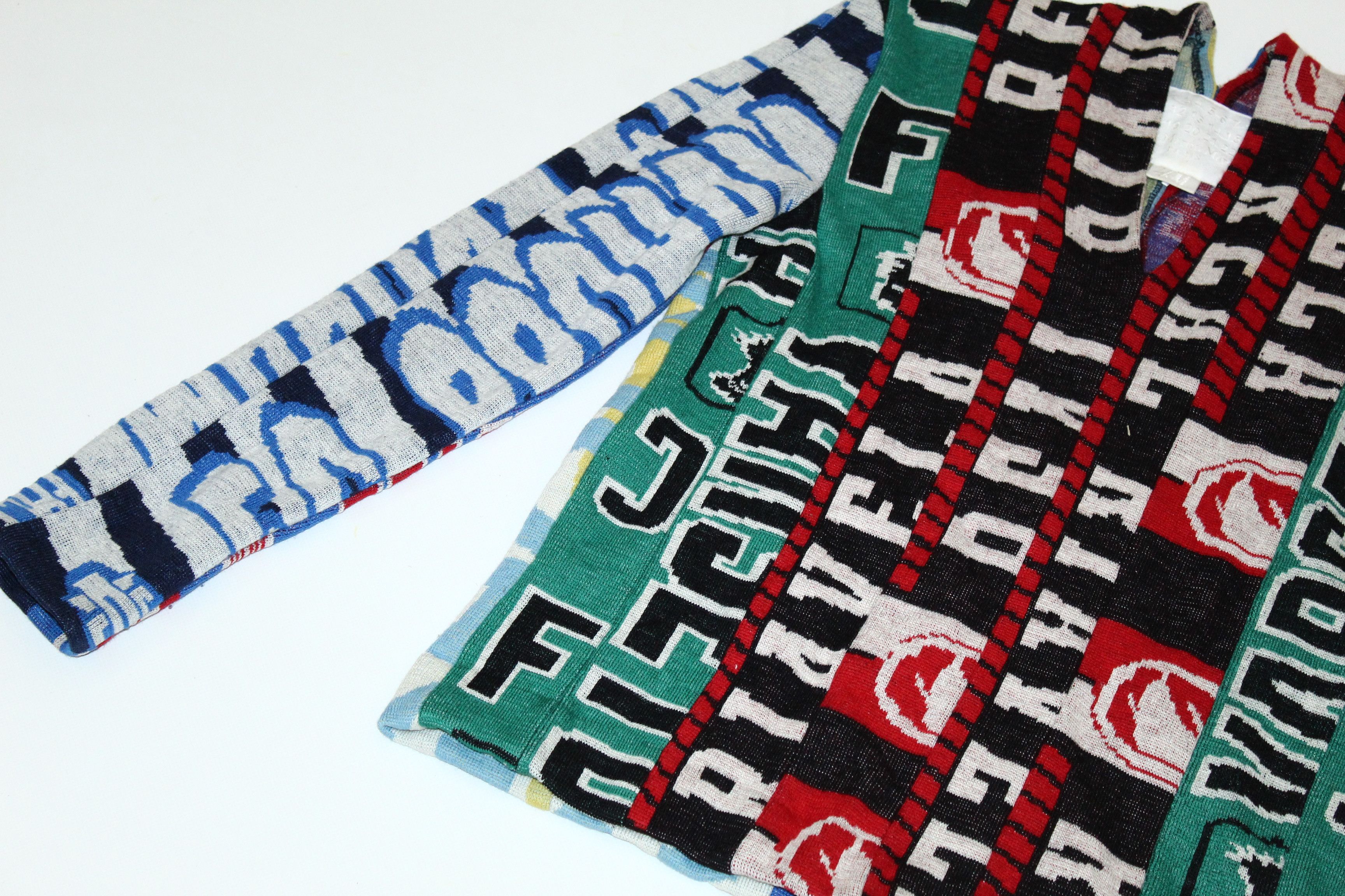 Maison Margiela Maison Martin Margiela x H&M Jacquard Wool Scarf Sweater Size US M / EU 48-50 / 2 - 4 Thumbnail