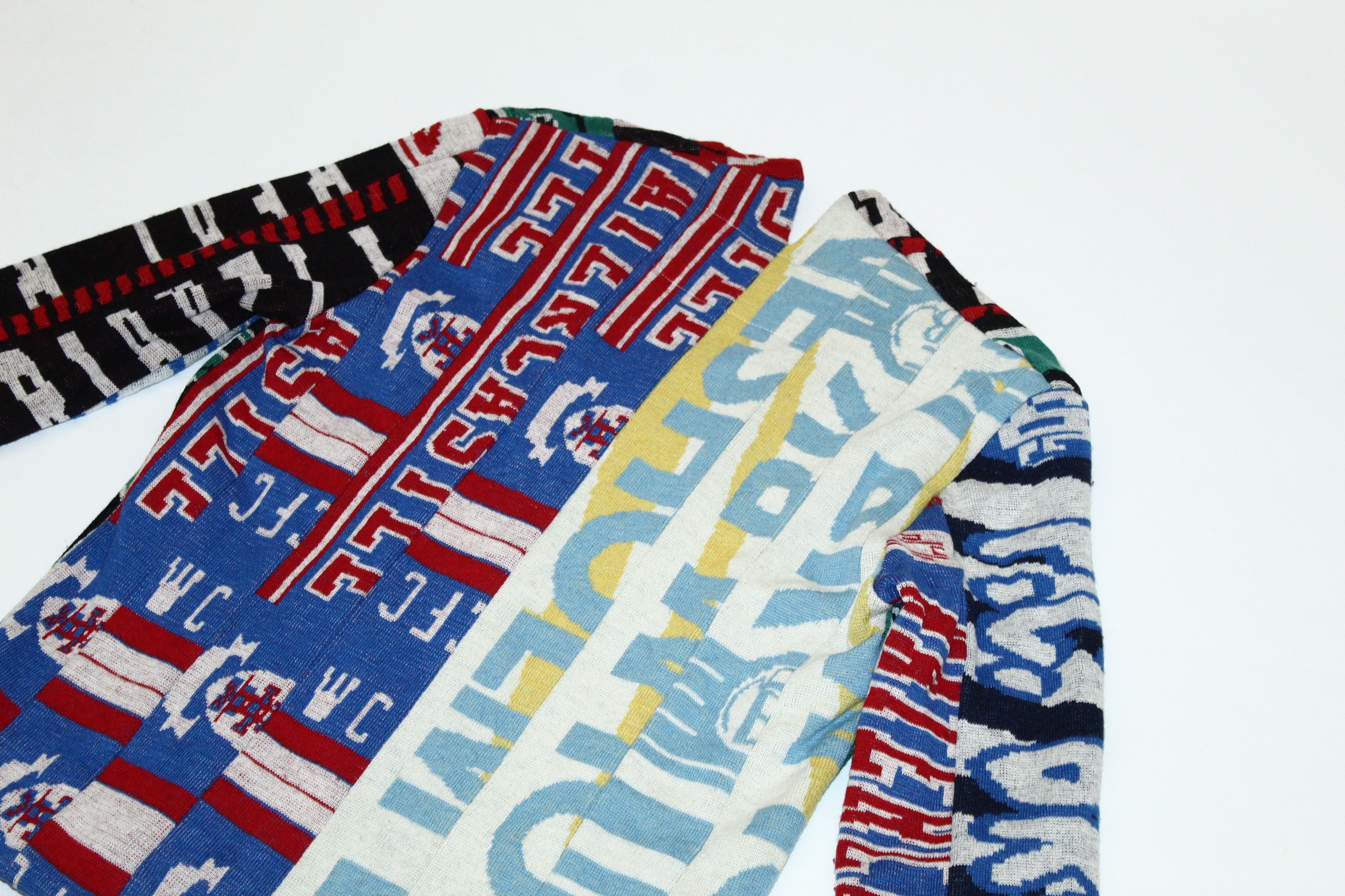 Maison Margiela Maison Martin Margiela x H&M Jacquard Wool Scarf Sweater Size US M / EU 48-50 / 2 - 8 Thumbnail