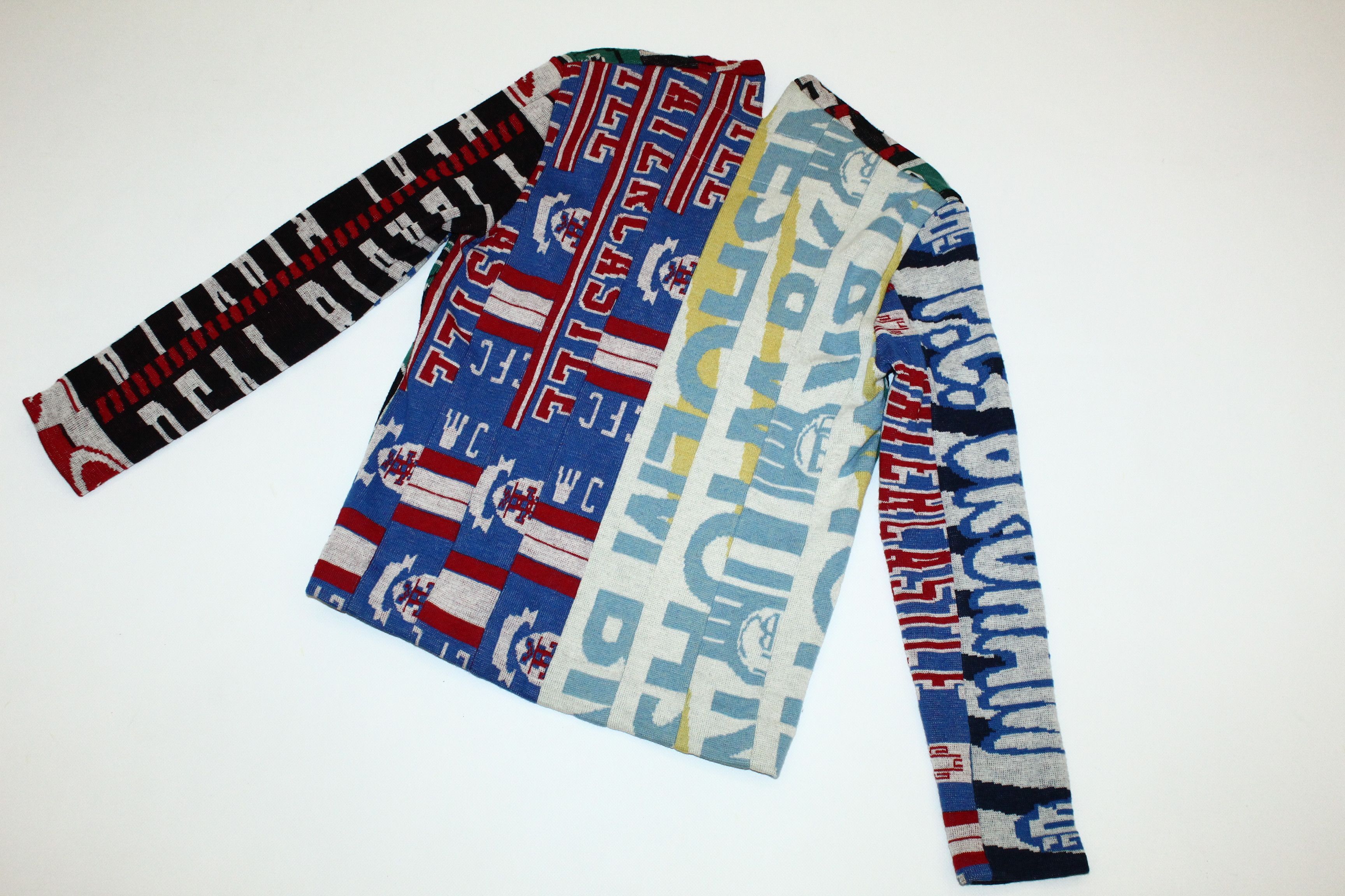 Maison Margiela Maison Martin Margiela x H&M Jacquard Wool Scarf Sweater Size US M / EU 48-50 / 2 - 7 Thumbnail