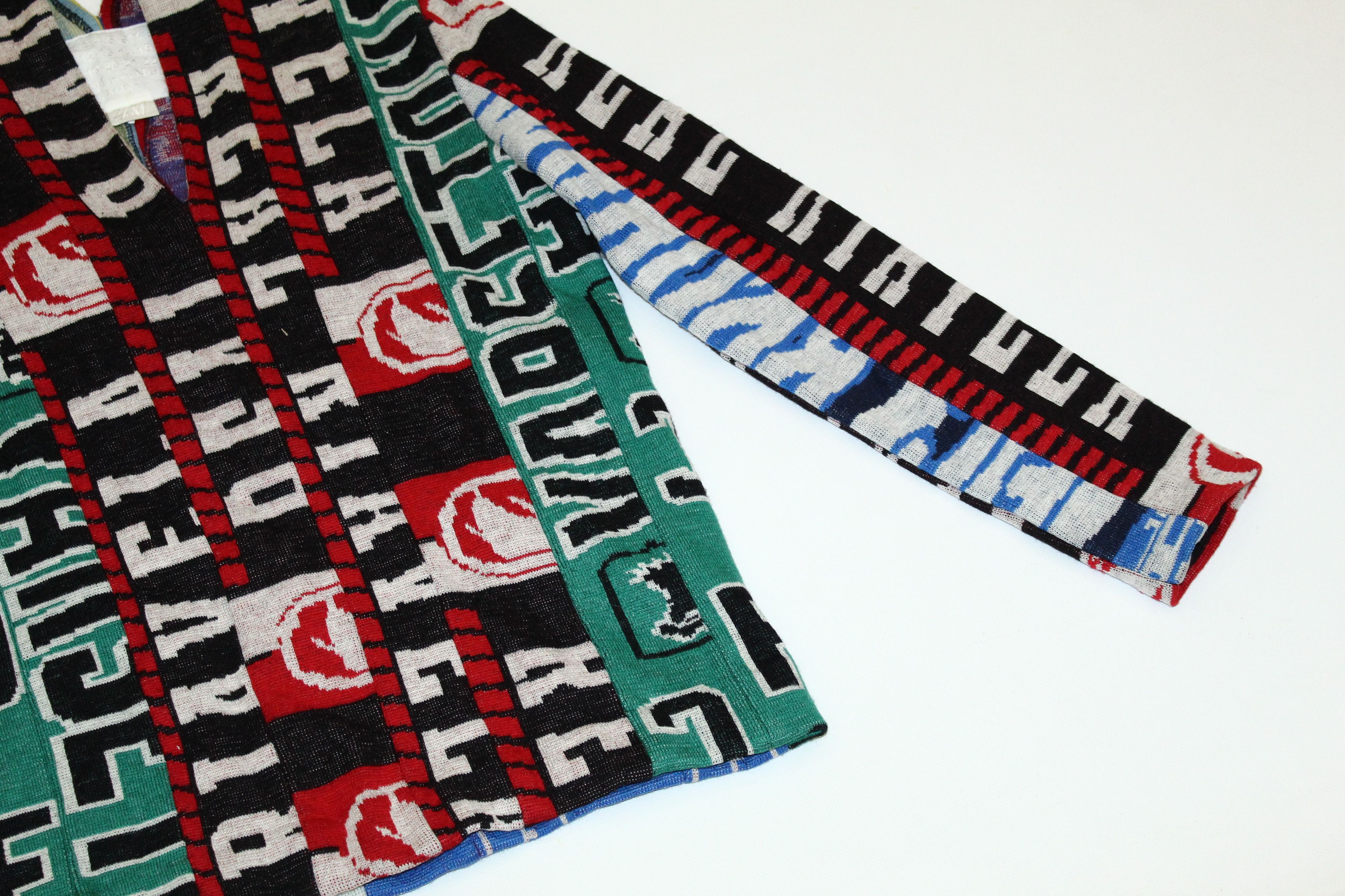 Maison Margiela Maison Martin Margiela x H&M Jacquard Wool Scarf Sweater Size US M / EU 48-50 / 2 - 3 Thumbnail