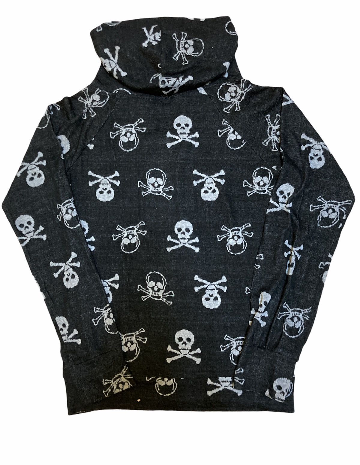 Japanese Brand FULLPRINT SKULLS ZIPPER HOODIE Size US M / EU 48-50 / 2 - 2 Thumbnail