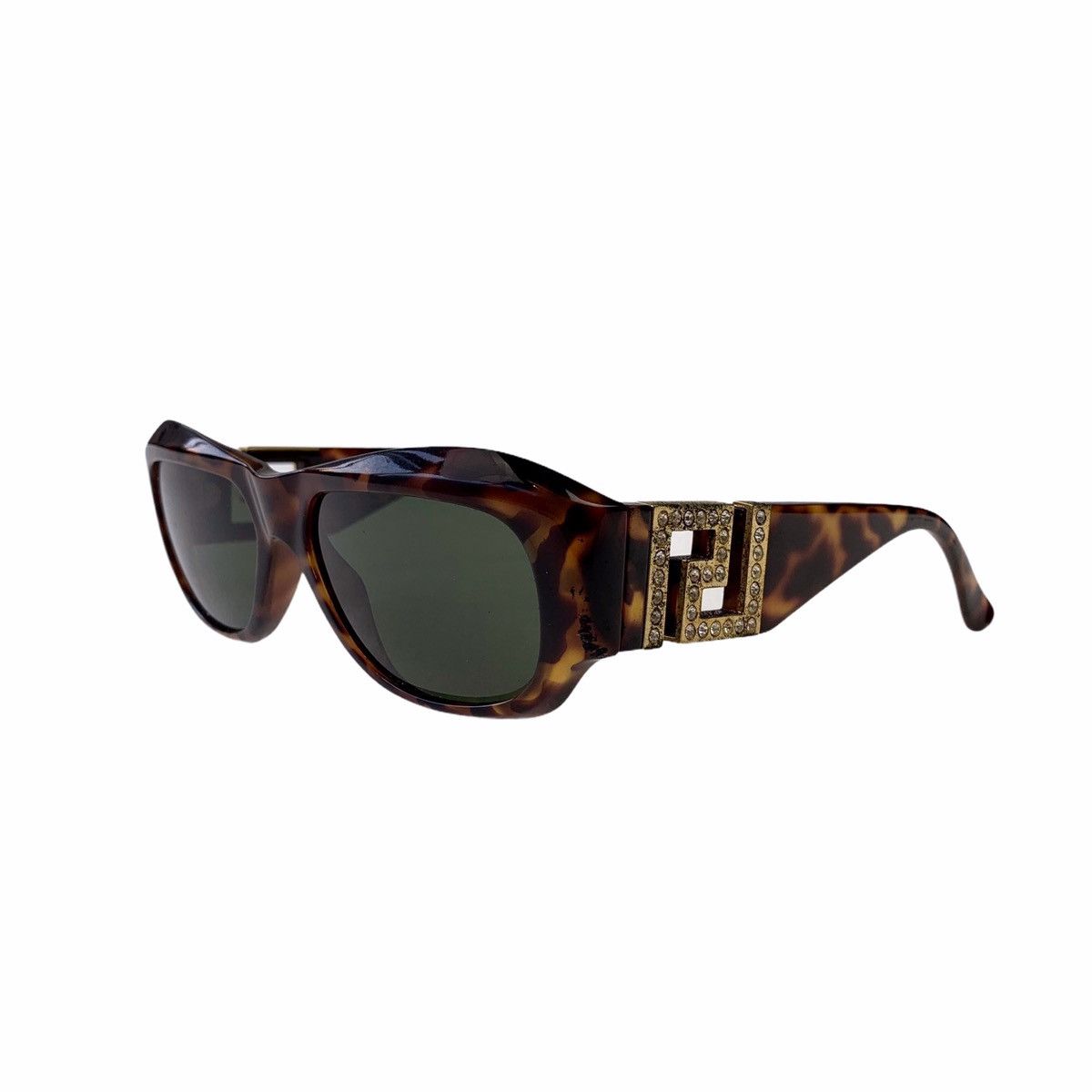 image of Versace Mod T75/c Tortoise Shell Sunglasses, Men's