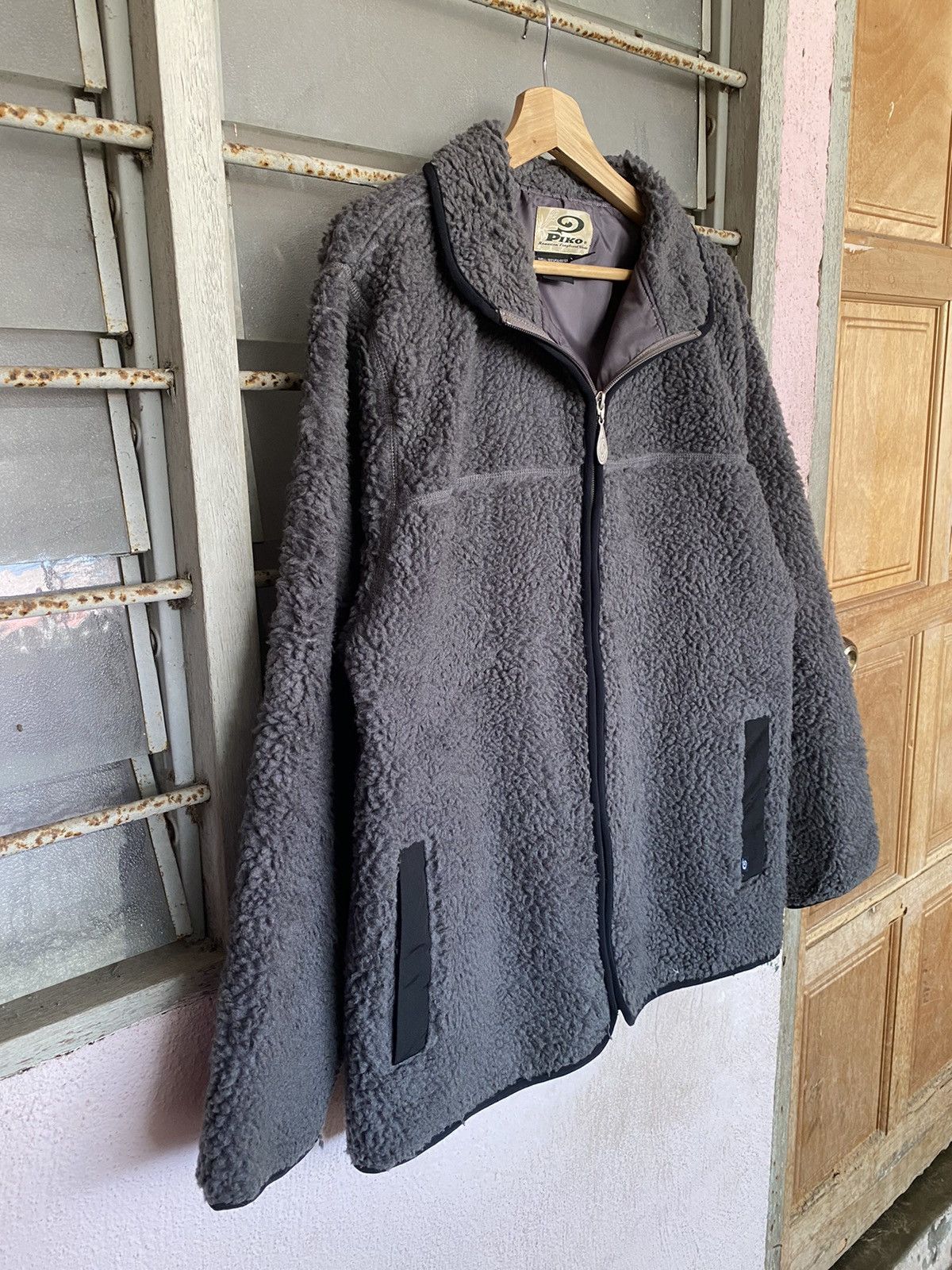 Japanese Brand AW Piko Deep Pile Sherpa Jacket Size US L / EU 52-54 / 3 - 4 Thumbnail