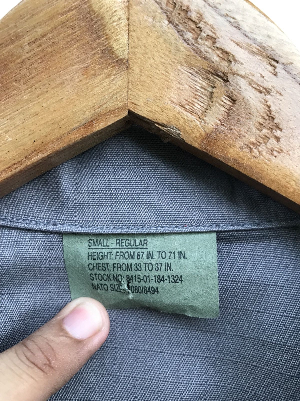 Other Vintage Military Button Shirt Jacket Utility Hidden Button Size US S / EU 44-46 / 1 - 4 Thumbnail
