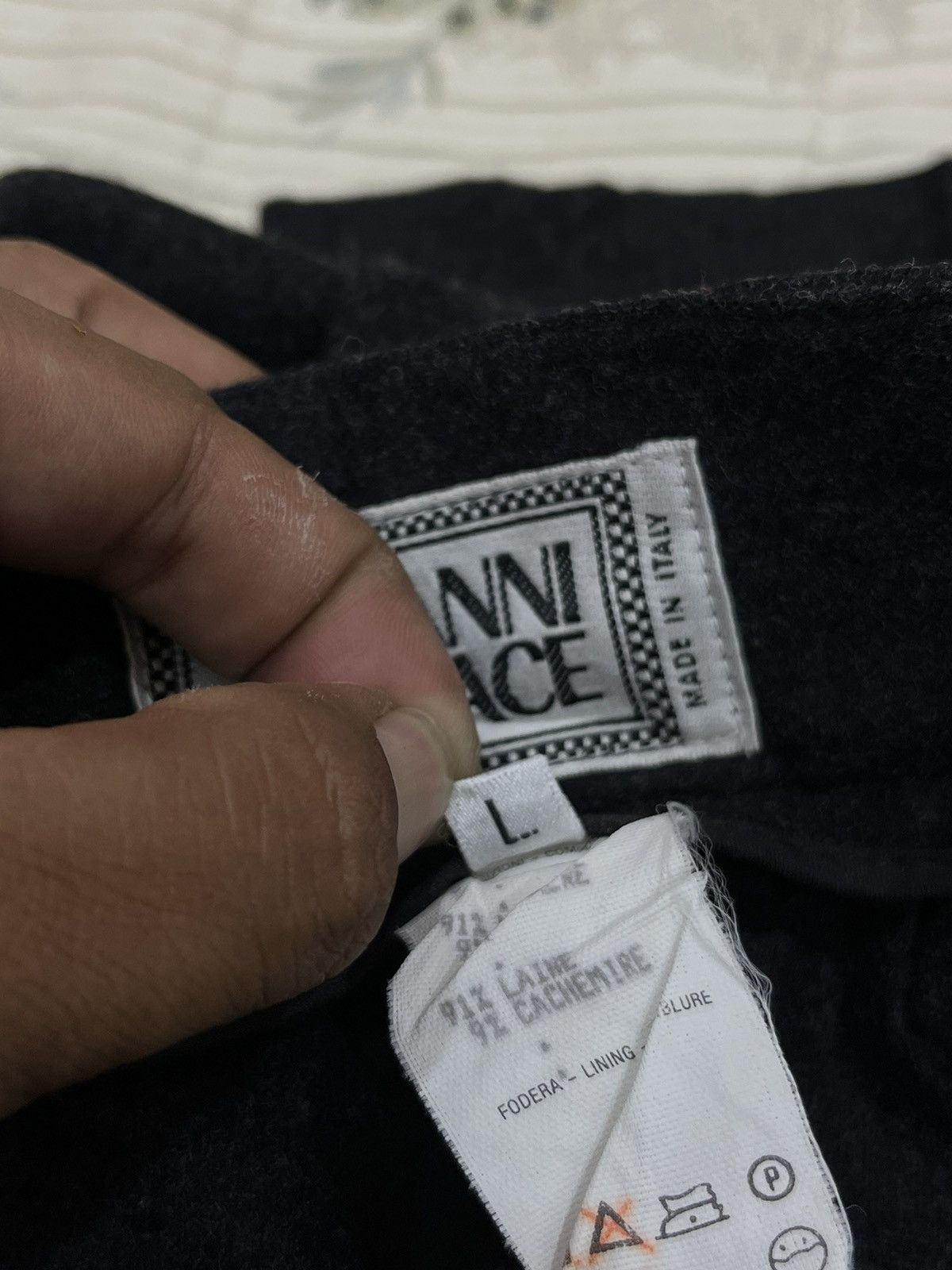 Versace T. GIANNI VERSACE WOOL PANTS Size US 32 / EU 48 - 8 Thumbnail