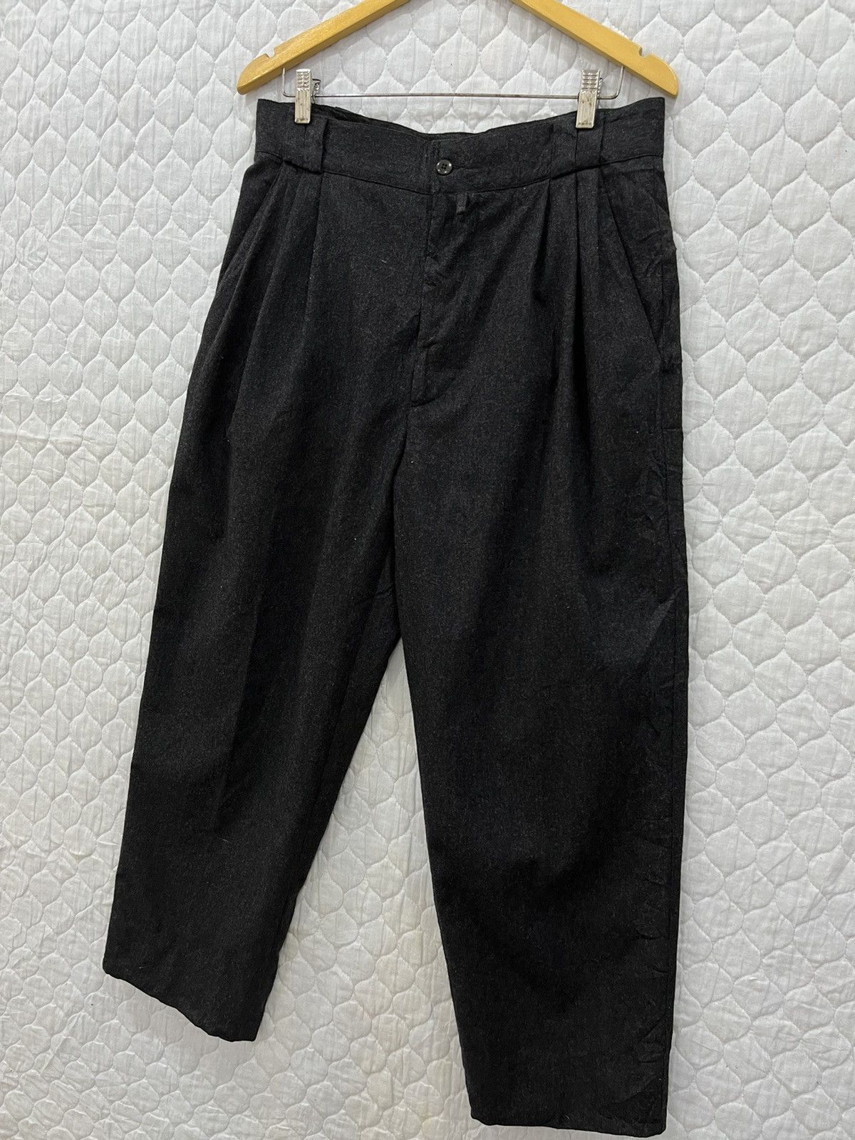Versace T. GIANNI VERSACE WOOL PANTS Size US 32 / EU 48 - 2 Thumbnail