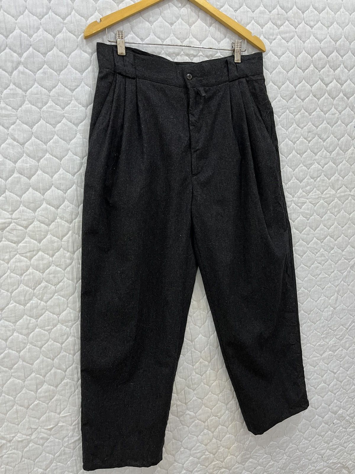 Versace T. GIANNI VERSACE WOOL PANTS Size US 32 / EU 48 - 3 Thumbnail