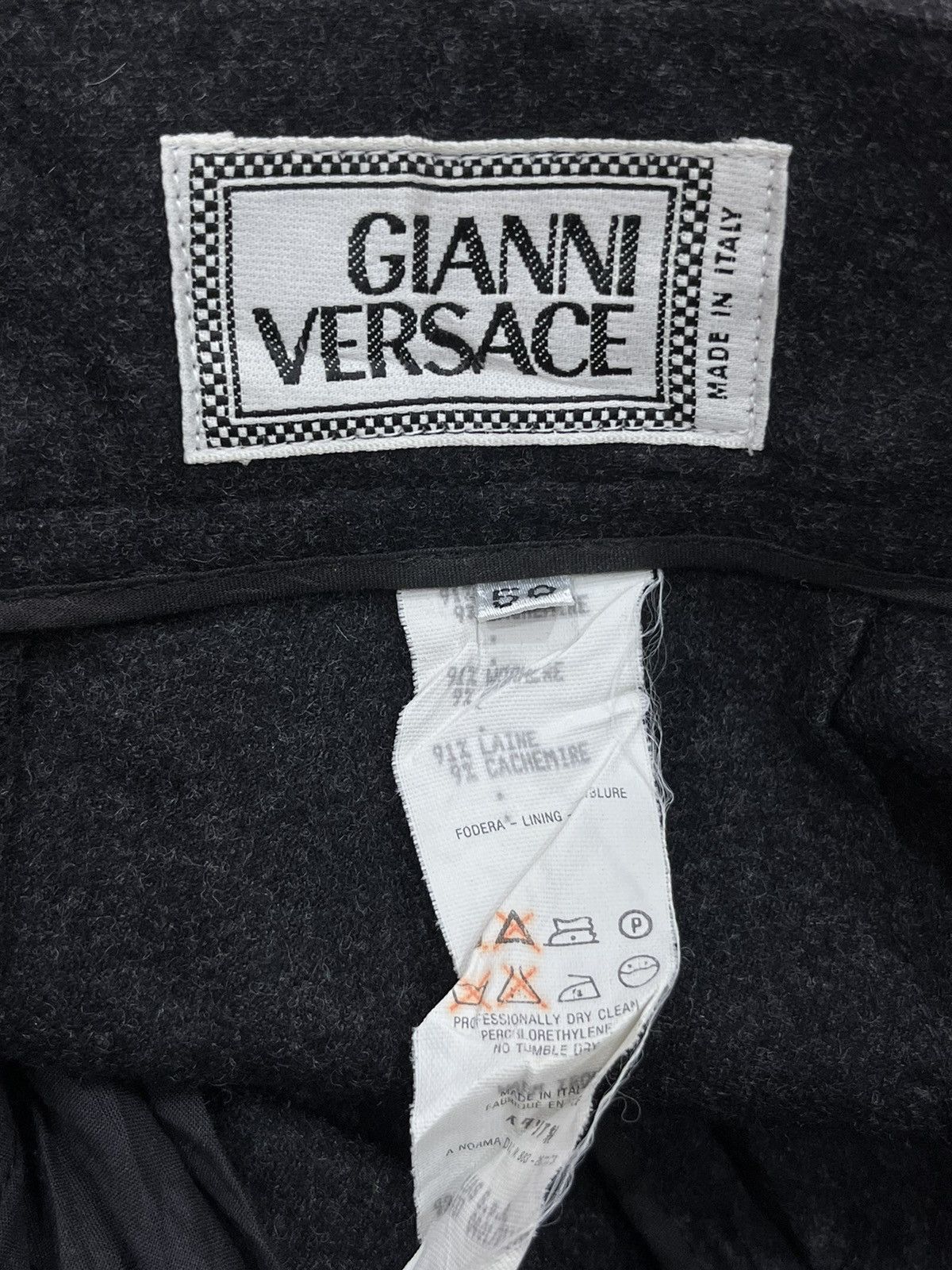 Versace T. GIANNI VERSACE WOOL PANTS Size US 32 / EU 48 - 7 Thumbnail