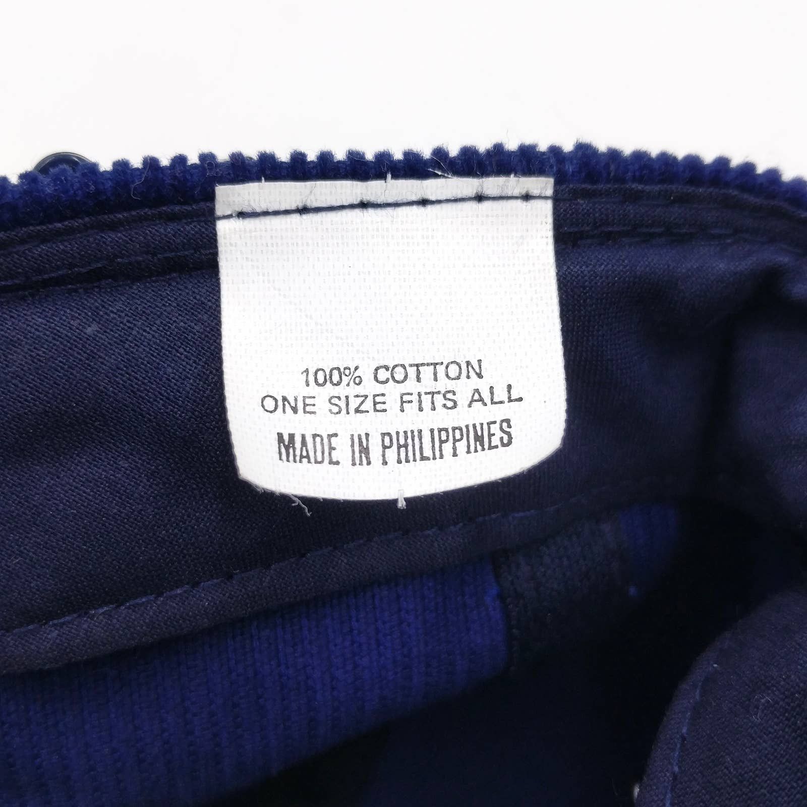 Vintage Vintage Sumi Trans Corduroy Trucker Hat Navy Blue 80s 90s Size ONE SIZE - 9 Thumbnail